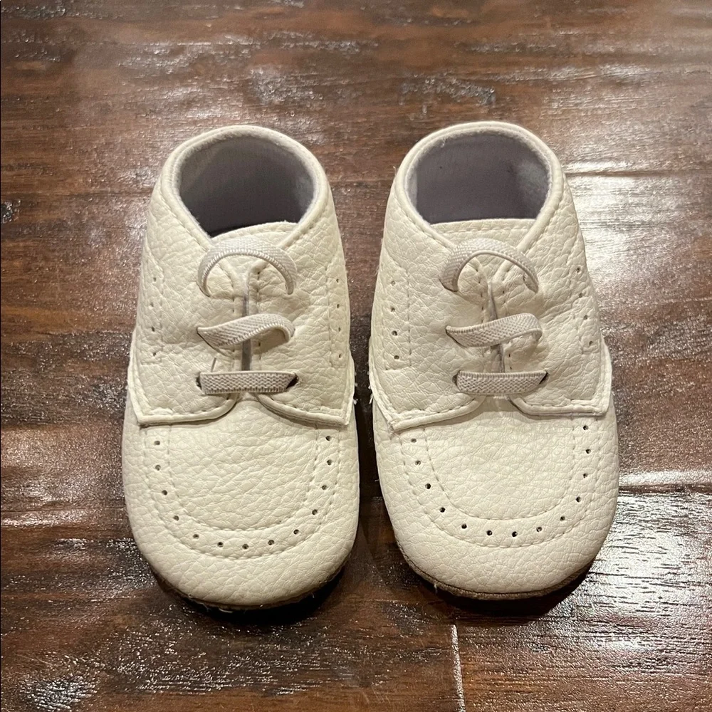 New Walker Infant Baby Boys White Sneakers Soft Anti-Slip Sole Size 13